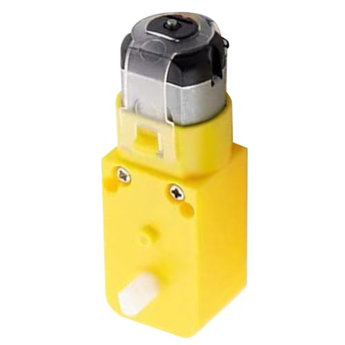 BORDSTRACT Motor con engranaje eléctrico antiinterferencias, 3V 6V, motor de CC con caja de cambios magnética para robots automotrices con tracción en las cuatro ruedas