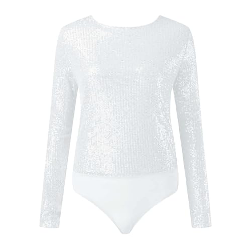 Mono largo brillante para mujer, elegante traje plateado de noche bodycon en talla XXL con mangas 4