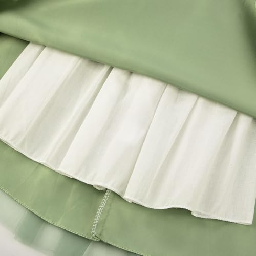 Image of JerrisApparel Flower Girls Dress Wedding Satin Dresses Princess Birthday Party Prom Ball Gown