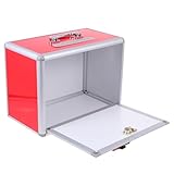 DEARMAMY Wahlurne mit Aluminiumlegierungskanten und Schloss Tragbare Wahlkabine für Schulen Unternehmen Büros und Andere Anlässe Praktisch und Sicher