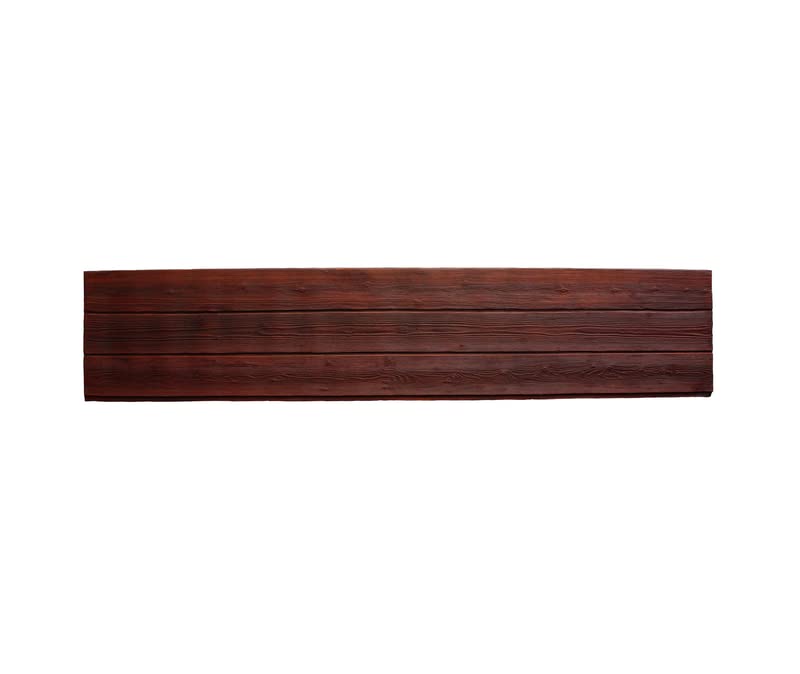 PANEL DECORATIVO IMITACION MADERA POLIURETANO EFECTO 3 LAMAS (Nogal)