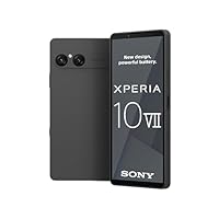Sony Xperia 10 VII – 6.1 19.5:9 OLED display with 120 Hz, 5,000 mAh battery, 16 mm ultra-wide-angle lens, 3.5 mm audio jack, Android 15, IP65/68, Dual SIM hybrid, Charcoal Black