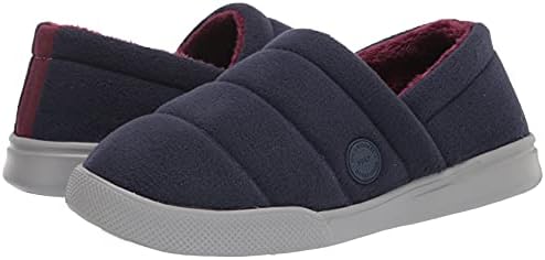 Dearfoams Men's Ace Sport Lounge Closed Back Slipper, Navy, Small | Image 6