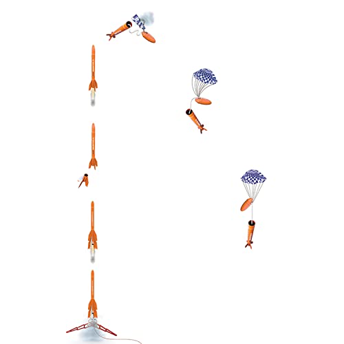 Estes Boosted Bertha Flying Model Rocket Kit| Multi-Stage Booster Rocket | Advanced Level Build | Soarsup to 1000' - Image 4