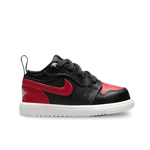 Jordan 1 Low Alt Baby/Toddler Shoes (DR9747-067, Black/Summit White/Varsity Red)2