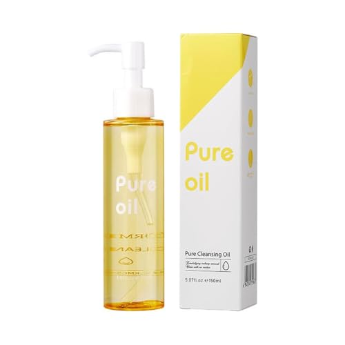 Deep Facial Cleansing Oil For All Skin Types, Removes Waterproof Makeup, Gentle Face Pore Cleanser, Hydrating, Soothing &amp; Refreshing, Skin Care