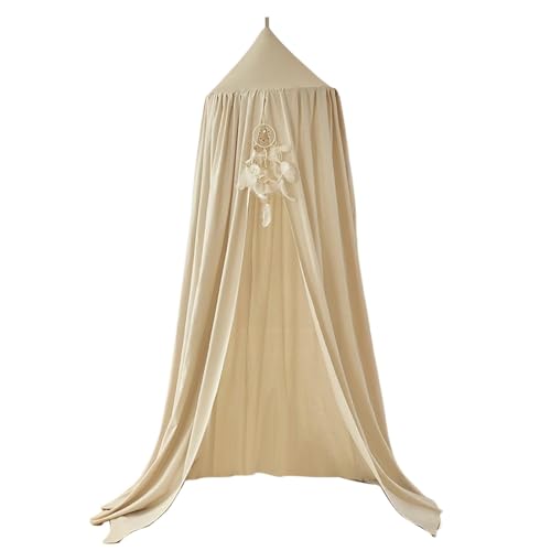 Brooksnaji Prinzessin Betthimmel Cremefarben Kinderbett