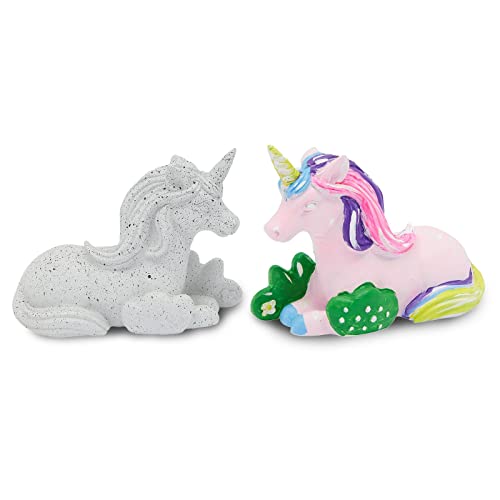 Bright Creations Unicorn And Llama Ceramic Painting Kit For Kids With 3Ml Paint Pod Strips, 2 Brushes And 2 Figures #TOP3