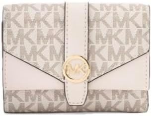 マイケルコース☆新品☆GREENWICH 三つ折り財布/ ホワイト MICHAEL KORS（マイケルコース） 財布 GREENWICH XS FLAP TRIFOLD