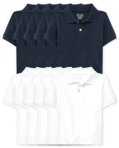 Image of The Children's Place Baby and Toddler Boys Short Sleeve Polo Shirt