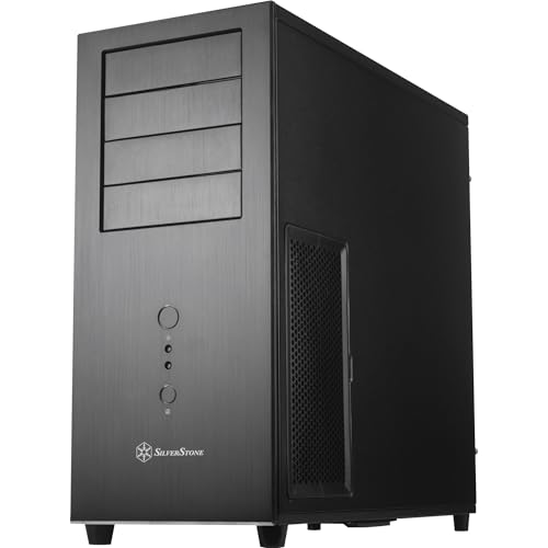SilverStone Technology SilverStone SST-TJ04B-E - Temjin Midi Tower Gehäuse, SSI-CEB, ATX, schwarz