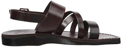 Silas - Leather Slingback Sandal - Brown #TOP4