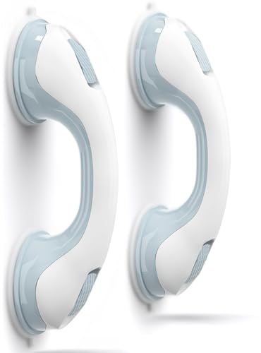 AirTight&reg; Grab Bars for Shower Heavy-Duty (2Pack) 12.3-Inch ADA Compliant Grab Bar for Seniors...
