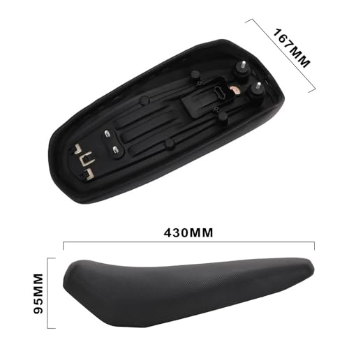 Cojín de asiento para moto Sur Ron Light Bee X de cuero resistente 3