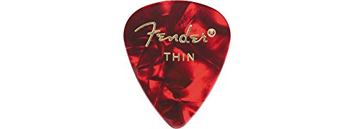 Fender 351 Premium Celluloid Lot de 12 médiators pour guitare Bleu Taille M - Les Beatles, Paul McCartney, John Lennon, RIngo Starr, George Harrison Fender 351 Premium Celluloid Lot de 12 médiators pour guitare Bleu Taille M – Image 5