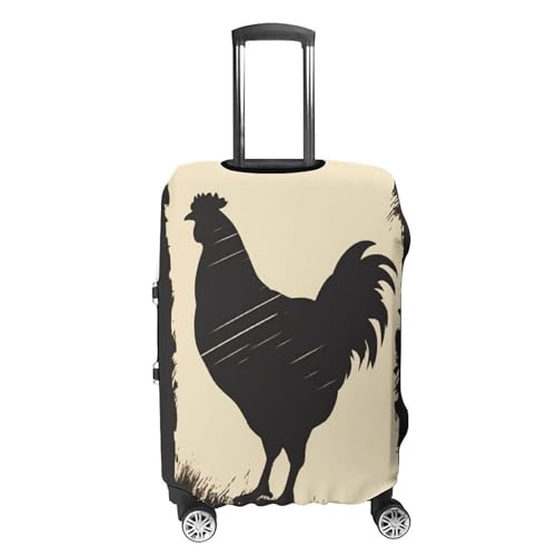 Farmhouse Chicken Luggage Cover Elastic Suitcase Protector Case Anti-Scratch Washable Baggage Covers Protector For Traveling, Aircraft Consignment M4