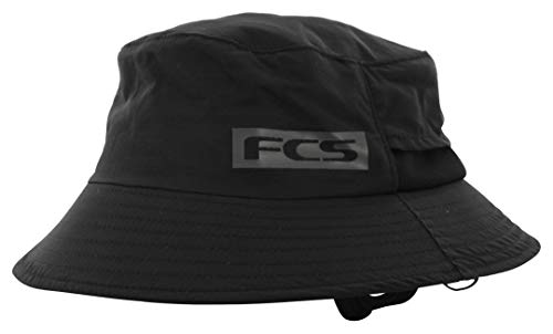 FCS - Gorro de surf para surf, SUP, canotaje y deportes acuáticos - Negro - Large
