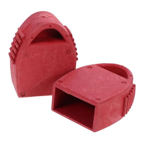 Leefasy 2 Pieces Extension Ladder Covers, Non-Slip Rubber Covers,Ladder Bumper Boots for Floor...
