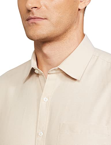 Image of Max Men Cotton Solid Slim Fit Oxford Shirt