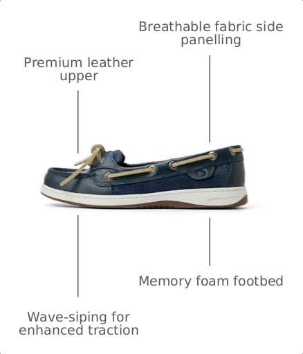 Image of Sperry Women's Angelfish 1-Eye Leather Boat Shoe