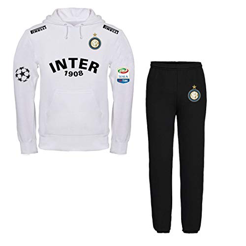 Nerd Generations Tuta Felpata Sportiva Calcio SERIEA A Inter Felpa Nera  Pantalone Nero Abbigliamento sportivo Uomo berjaya.edu.my