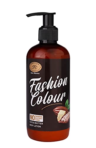 Image of FASHION COLOUR Cocoa Body Lotion | All Season Moisturizer for Body with Cocoa Butter | Non-Sticky Body Lotion | Suitable for All Skin Types | 300ml