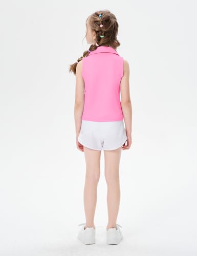 Hvididan Meninas Camisas Polo Sem Mangas, Camisetas De Golfe Com Decote Em V, Blusas, Regatas Tênis
