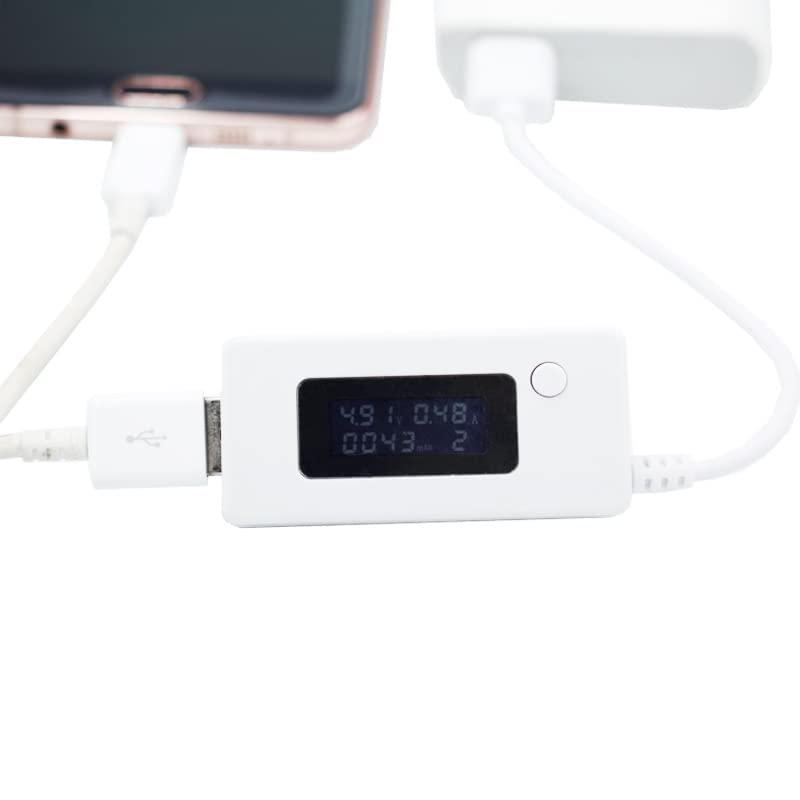 Tester per misuratore di potenza USB a doppia usca Alimentazione mobile Tensione di ricarica Corrente Voltmetro Amp Volt Amperometro Rilevatore Indicatore caricatore USB  1420