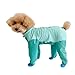 Waterproof Full Body Dog Jumpsuit with Breathable Back & Non - Slip Soles for Small Medium Dogs(X-Small)