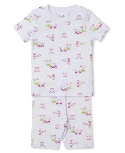 Kissy Kissy Girls Toddler Kissy Golf Club Print Short Pajamas Set