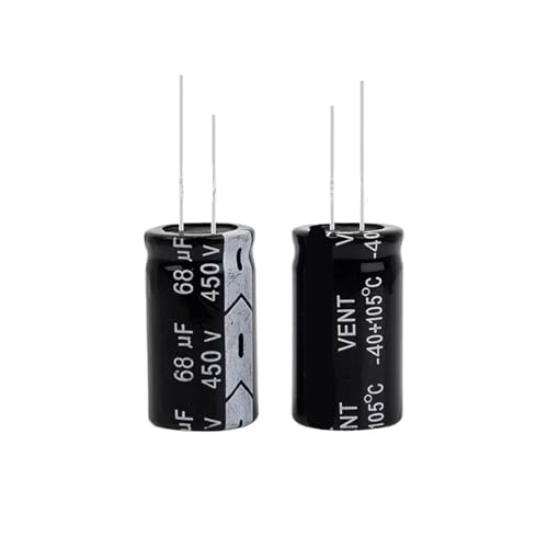 Condensateur électrolytique 68uF 450V 18x30mm de rechange pour alimentation
