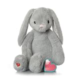 My Baby’s Heartbeat Bear, 20 Second Re-Recordable Digital Voice Recorder Plush Keepsake for Baby’s Heartbeat Memory, Pregnancy Keepsake (Not a Medical Device), Gray Bunny