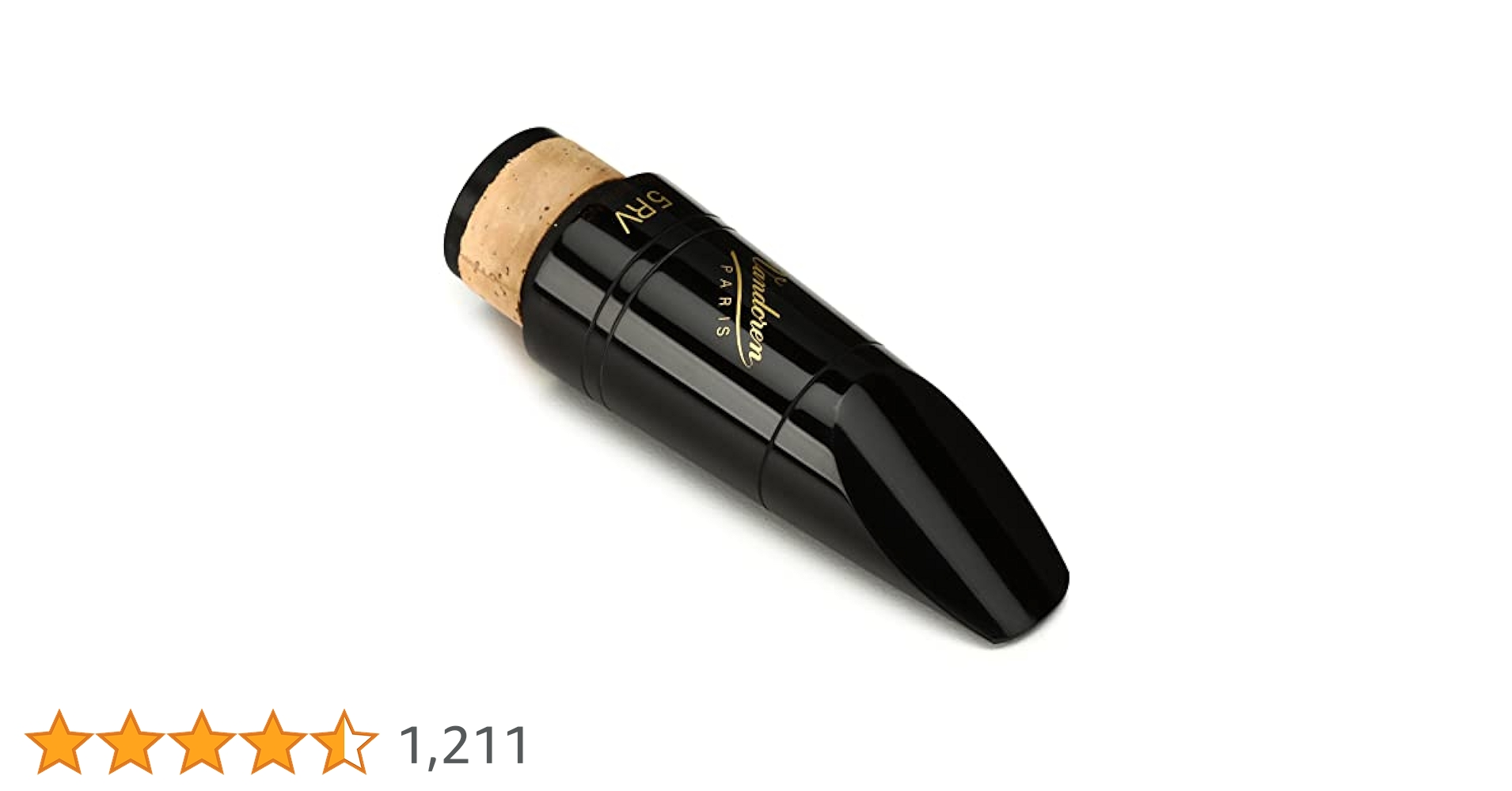 Amazon | バンドーレン B♭クラリネット マウスピース 5RV | 木