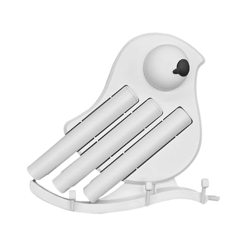 水筒用クリーニングブラシ, フック付きスクラバー, 鳥形ホルダー 湿乾両用 シャワーヘッド掃除ツール フック付き, 電話穴、カップ、小さなスペース、キッチン、ミラー、隙間、タイル壁用