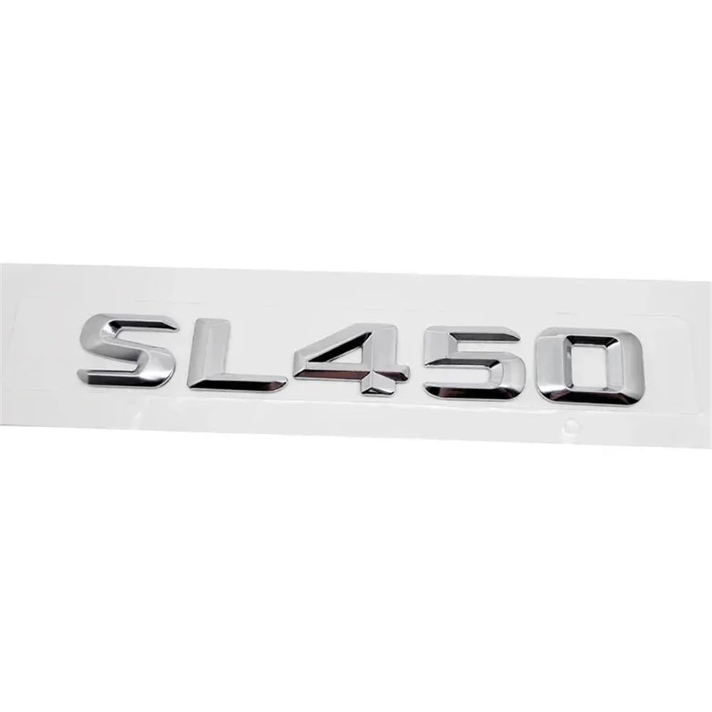 YTQMoreBNZ YYDStes Car Rear Trunk Stickers Compatible With Mercedes Benz SL350 SL400 SL450 SL500 SL550 SL600