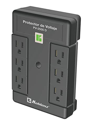 Listado de secadora koblenz para comprar hoy. 43 Koblenz Supresor de Picos, Protector de Voltaje de Pared, Multicontacto, 2500 VA, 6 Contactos Giratorios, Hogar y Oficina, TVs, Computadoras, DVDs, Desconexión Automática,...