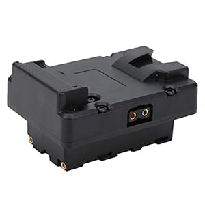 Socobeta V?Lock Battery Adapter V Mount to NP?F V Mount Battery Adapter NP-F Battery for V Mount Battery Supply Monitor Camera