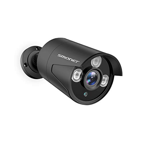 SMONET 1080P Bullet Waterproof Outdoor Indoor Security Camera with 4mm Lens High Resolution
