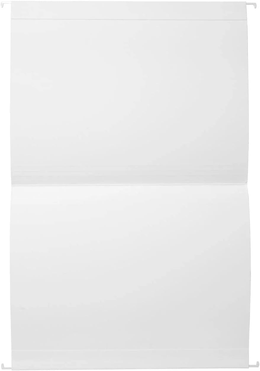russell+hazel White Hanging File Folders, 10 Count, 11.75" x 9.3