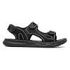 Hobos Hogan Mens Black Easy Fasten Sandal - Size 12 UK - Black #1