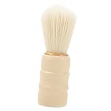 Brocha de afeitar: esta brocha de afeitar para barba para hombres es una herramienta muy práctica y de cuidado, que puede ayudar a los hombres a afeitarse y limpiarse la cara más fácilmente, brocha de afeitar para jabón