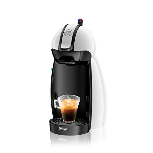 De'Longhi EDG 100.W | NESCAFÉ Dolce Gusto Piccolo | Kapsel Kaffeemaschine |15 bar Pumpendruck für samtige Crema | Manuelle Wasserdosierung | 0,6 l Wassertank | Farbe Weiß