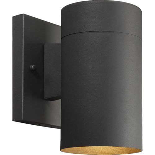 Canarm Nightsky 1-Light Outdoor Wall Lantern, Matte Black