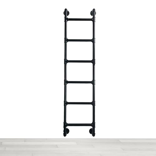 Wall Mounted Ladder 7 ft for Attic Loft Bunk Bed Window Iron Meta...