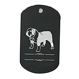 FSSOI Hundemarken mit Gravur für Haustiere, doppelseitige Leere Marke, personalisierte Edelstahl-ID-Tags, Anti-Lost-Gravur für Heimwerker