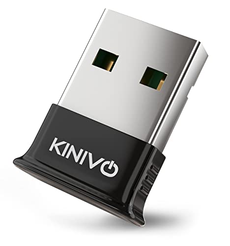 Kinivo Bth240 Bluetooth Headphones With Btd-400 Usb Bluetooth Pc Adapter (Black, Bluetooth 4.0, Compatible With Windows, Raspberry Pi, Linux, On-Ear, Hands-Free Calling, Built-In Mic, Foldable) #TOP2
