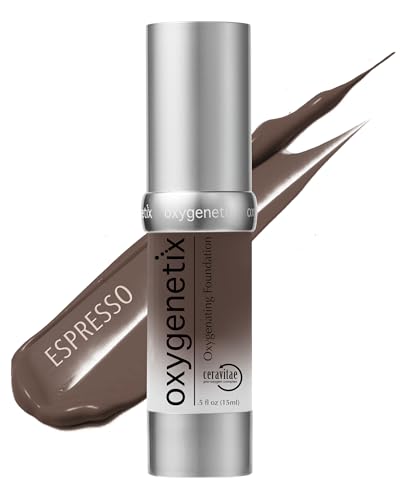 Oxygenetix Oxygenating Foundation | Breathable Makeup for Face | Buildable Coverage with Weightless Feel | Longwear Foundation for Women | Safe for Sensitive or Laser-Treated Skin