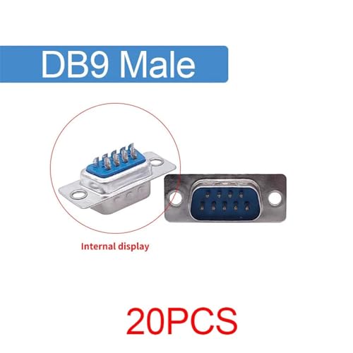 Conector DB9 macho para sustitución de puertos serie y reparación de cables informáticos 2
