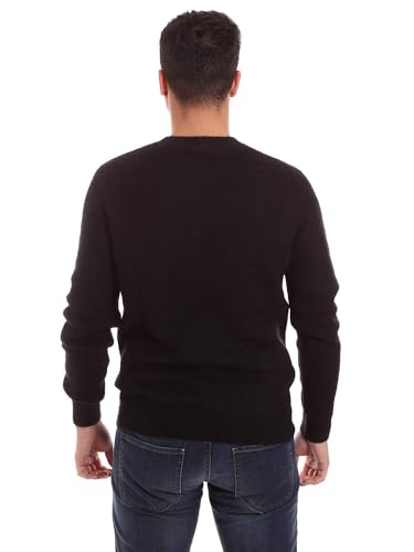 Pull homme noir Antony Morato Mmsw01222 confortable et infroissable