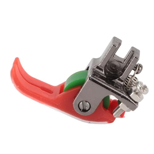 Prensatelas Roller Estrecho Plástico Rojo para Máquina de Coser miniatura 1